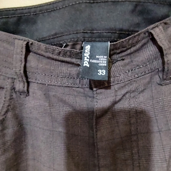 Prana Brown Plaid Shorts - Picture 3 of 4